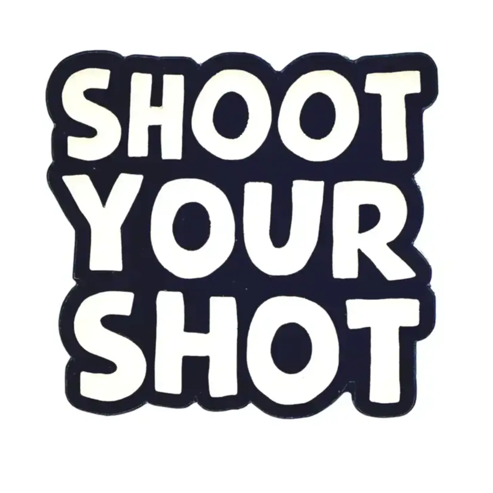 Geeky And Kinky Shoot Your Shot Enamel Pin