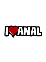 Geeky And Kinky I Heart Anal Enamel Pin