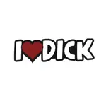 Geeky And Kinky I Heart Dick - Sticker