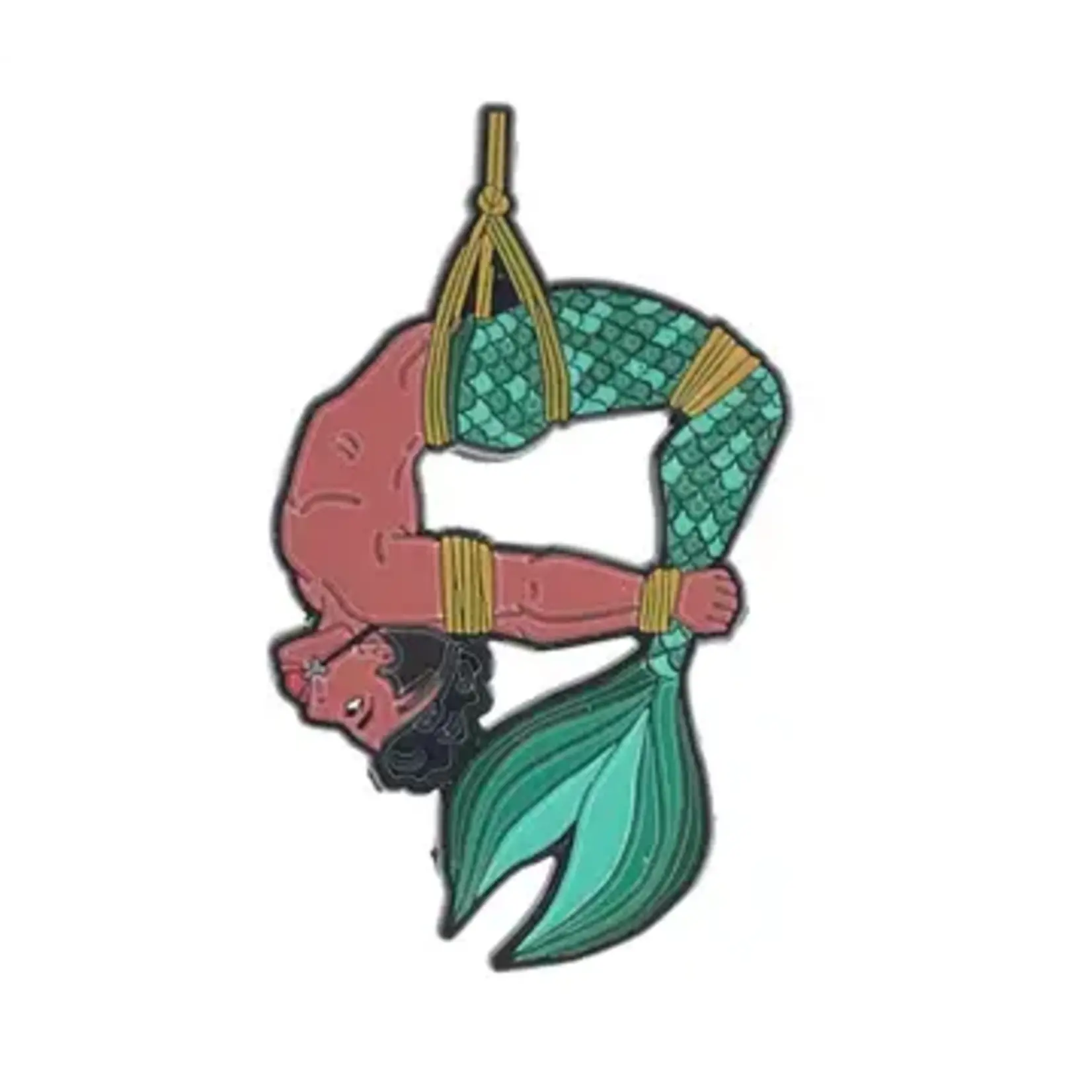 Geeky And Kinky Merman - V2 (Green Tail) Enamel Pin