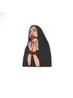 Geeky And Kinky Nunsense Sticker