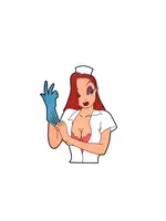 Geeky And Kinky Nurse Jessica Sticker