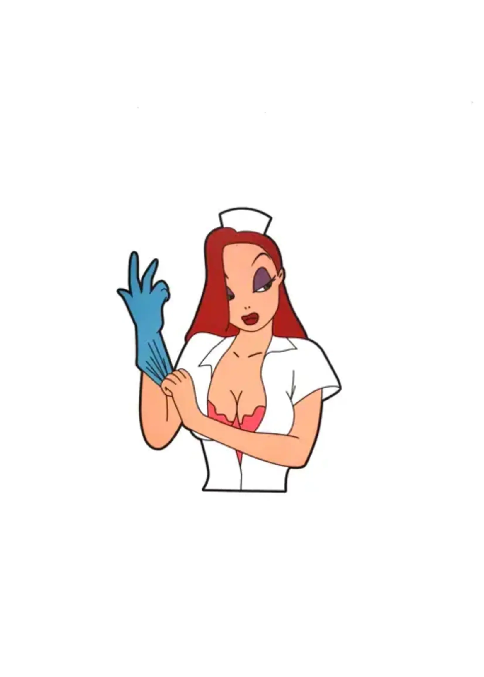 Geeky And Kinky Nurse Jessica Sticker