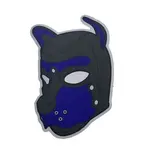 Geeky And Kinky Puppy Hood Sticker-Blue