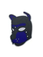 Geeky And Kinky Puppy Hood Sticker-Blue