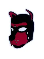 Geeky And Kinky Puppy Hood Sticker-Brown