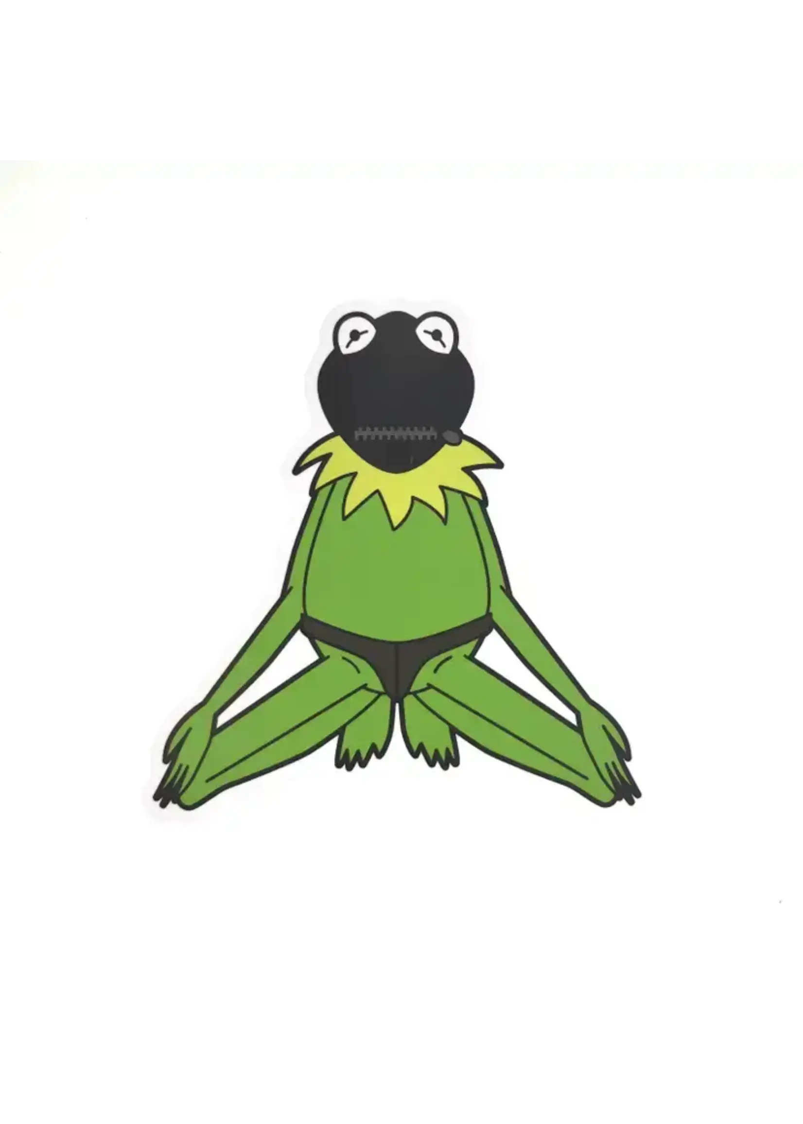 Geeky And Kinky Slave Boy Kermit Sticker