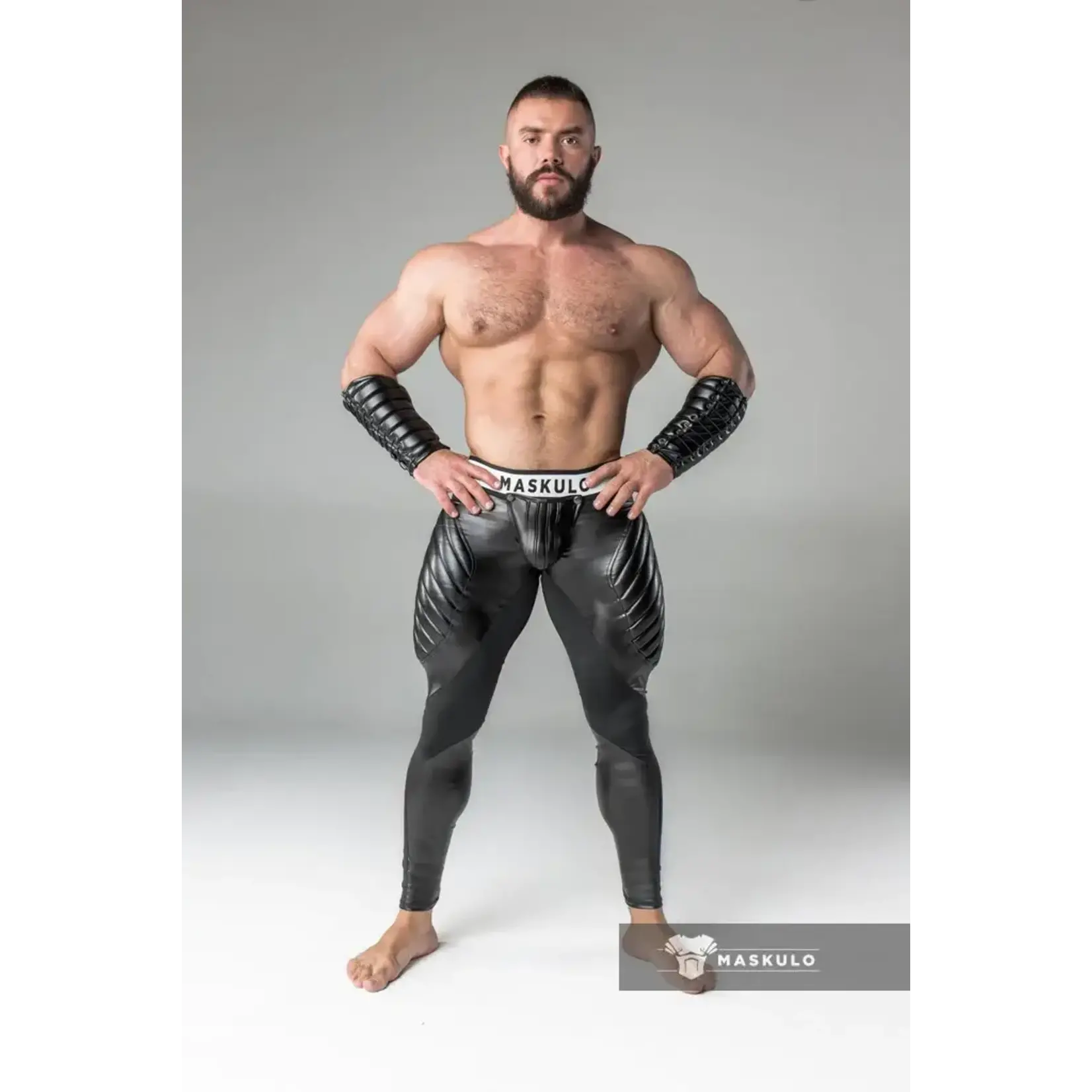 Maskulo/Outtox Maskulo Armored Leggings Codpiece  Zipped Rear