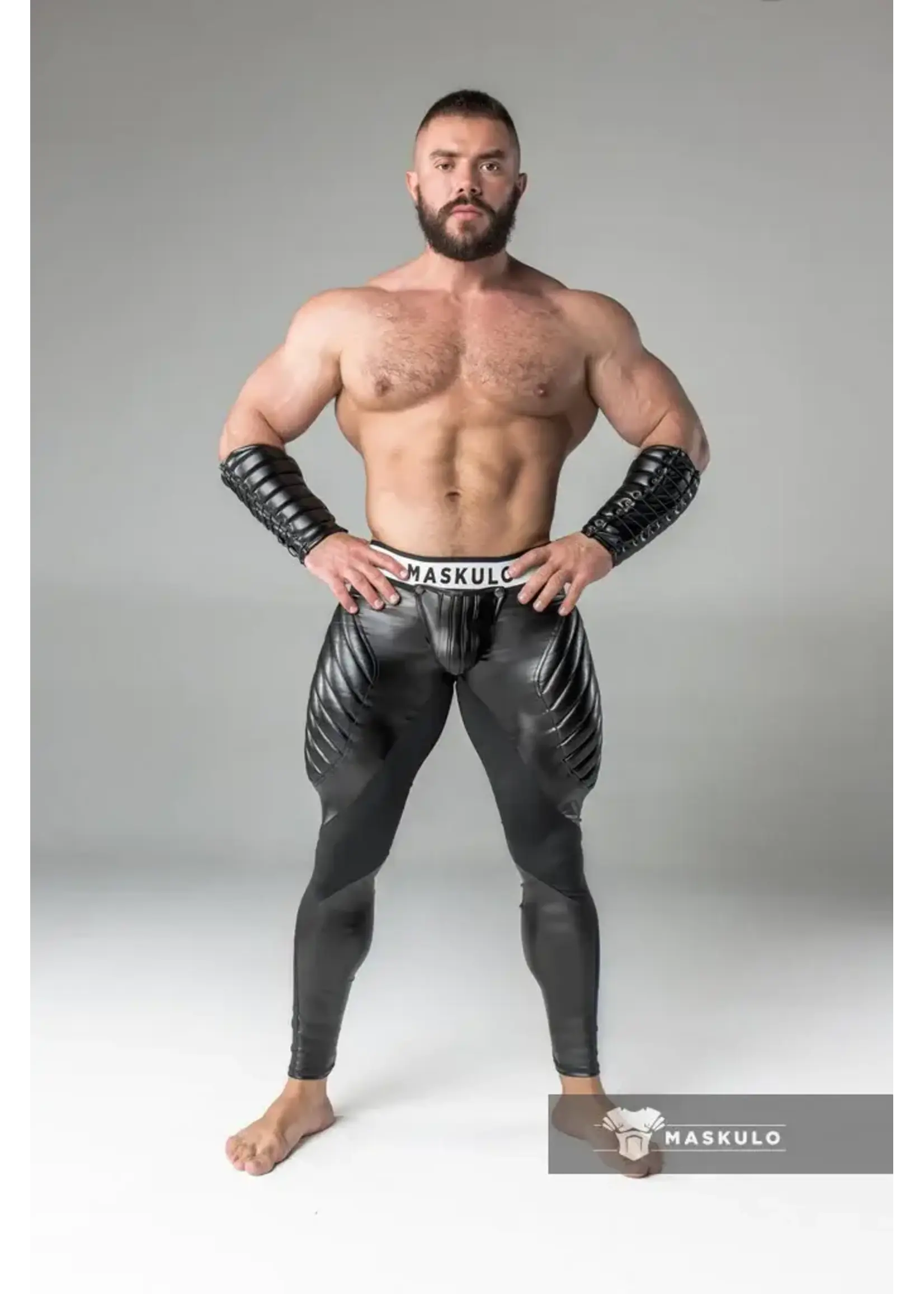 Maskulo/Outtox Maskulo Armored Leggings Codpiece  Zipped Rear