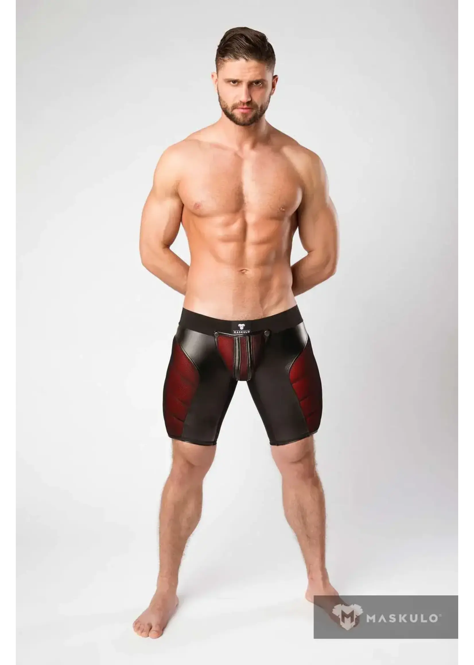Maskulo/Outtox Maskulo Armored Zipped Cycling Shorts