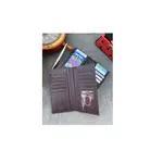 Roma Leathers Cowhide Leather Checkbook Wallet Black