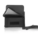 Roma Leathers Black Crossbody Belt Pack