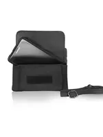 Roma Leathers Black Crossbody Belt Pack
