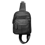 Roma Leathers Cowhide Leather Back Pack Black