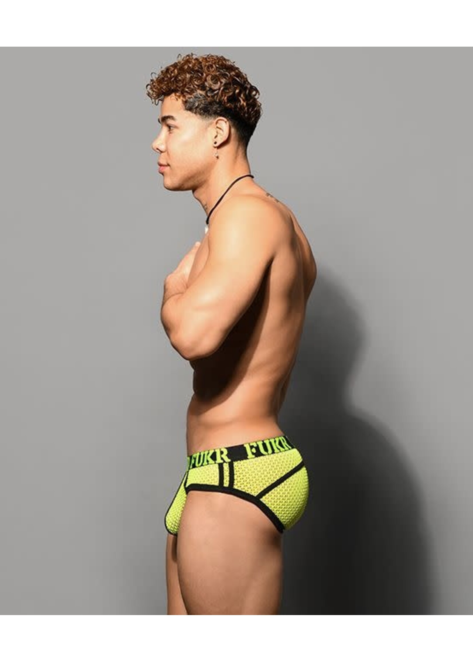 Andrew Christian FUKR Neon Mesh Brief