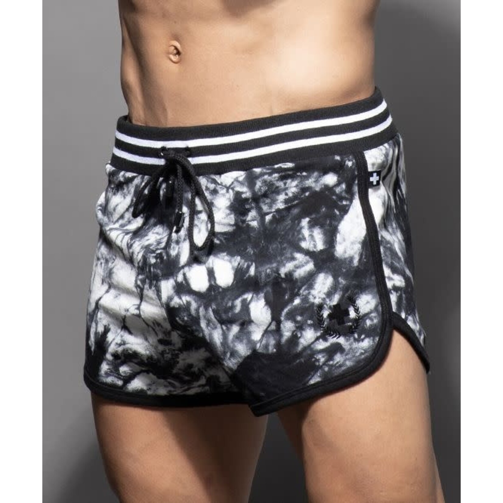 Andrew Christian Tie Dye Jogger Shorts