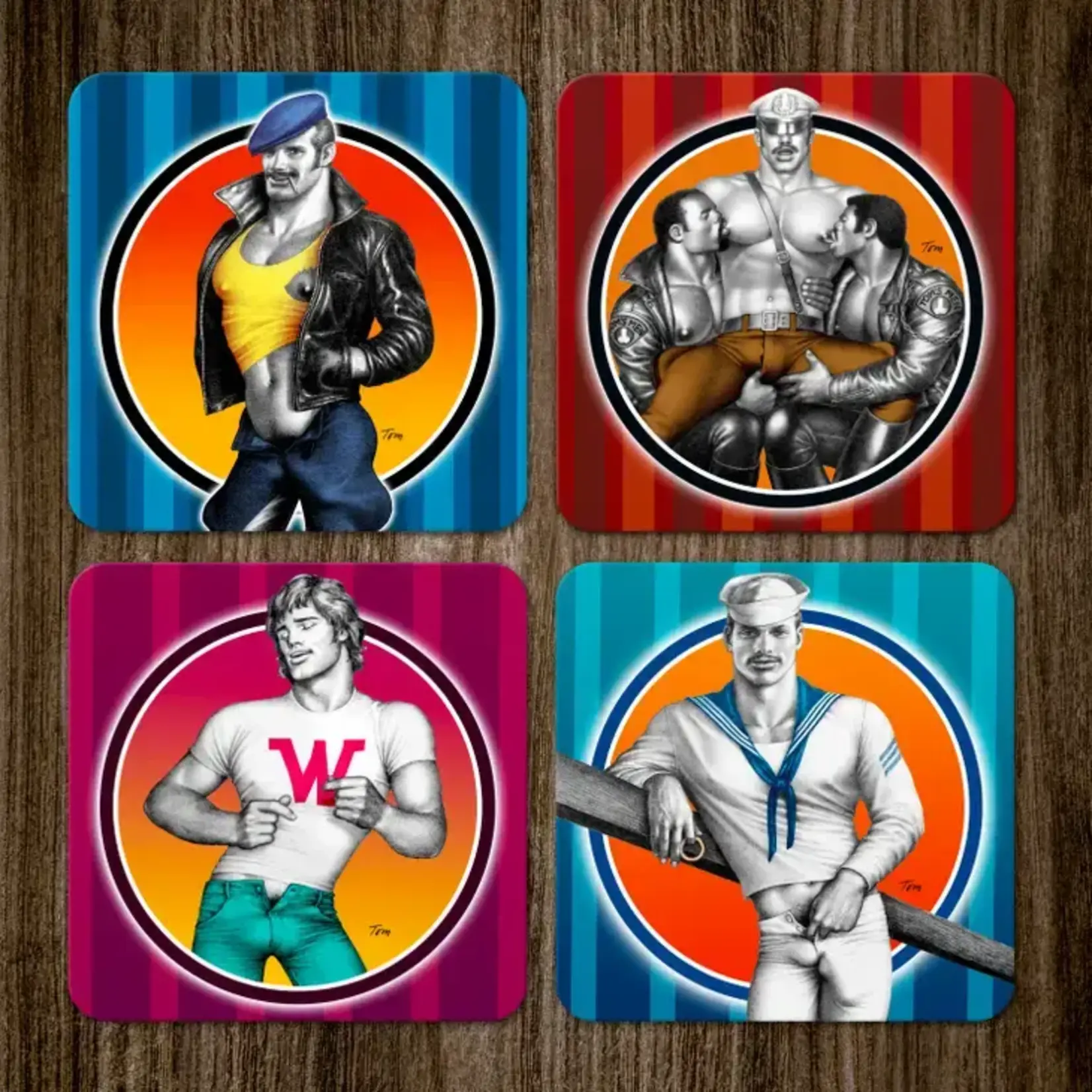 Tom of Finland Tom of Finland Coaster Set