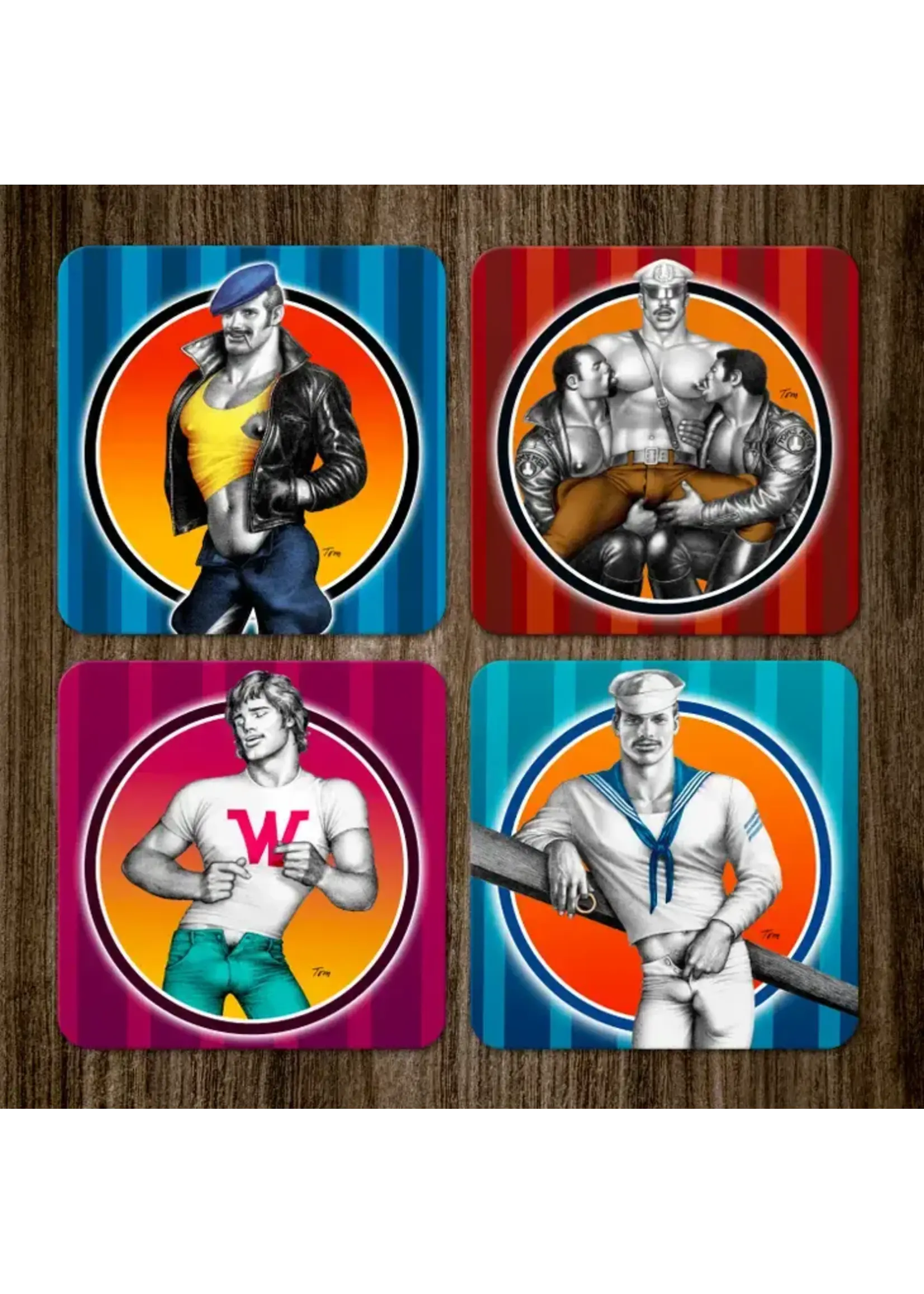 Tom of Finland Tom of Finland Coaster Set