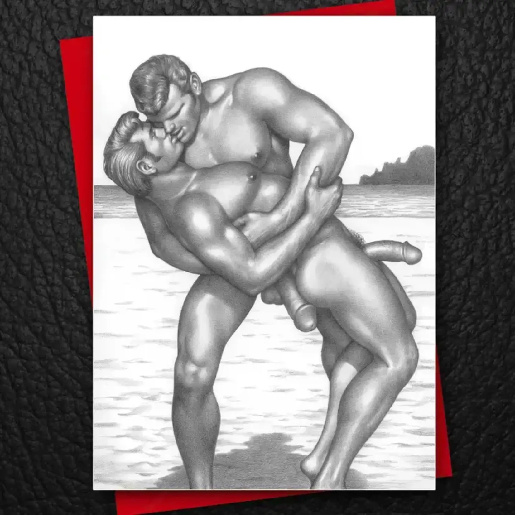 Tom of Finland Tom of Finland - Gay Greeting Card - Naked Kiss