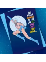 Slutty Gay Harness Birthday Card