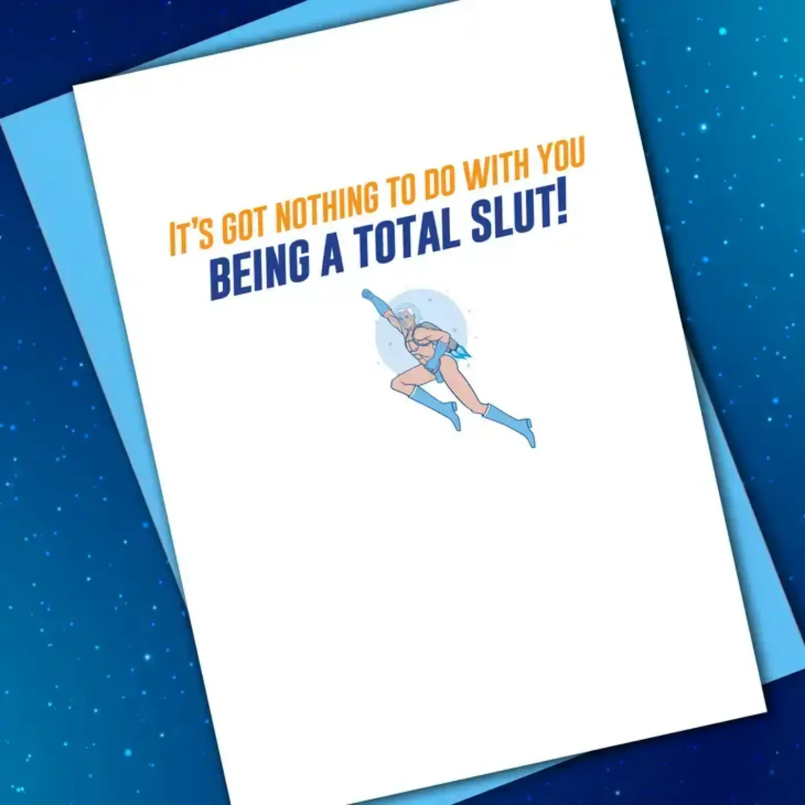 Slutty Gay Harness Birthday Card