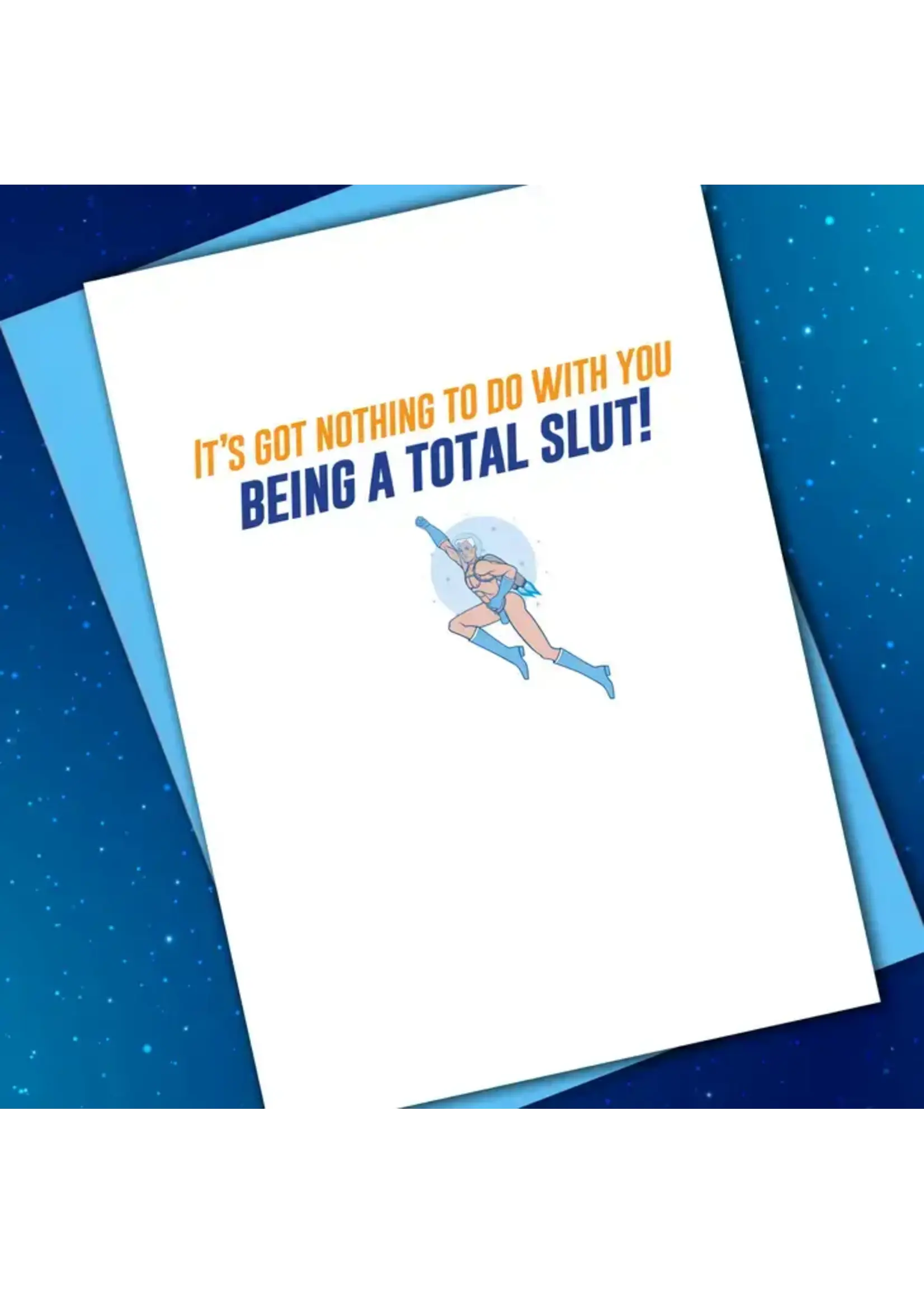 Slutty Gay Harness Birthday Card