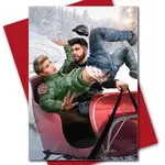 Kweer Cards/Peachy Kings "Sleigh Boys" Gay Christmas Card