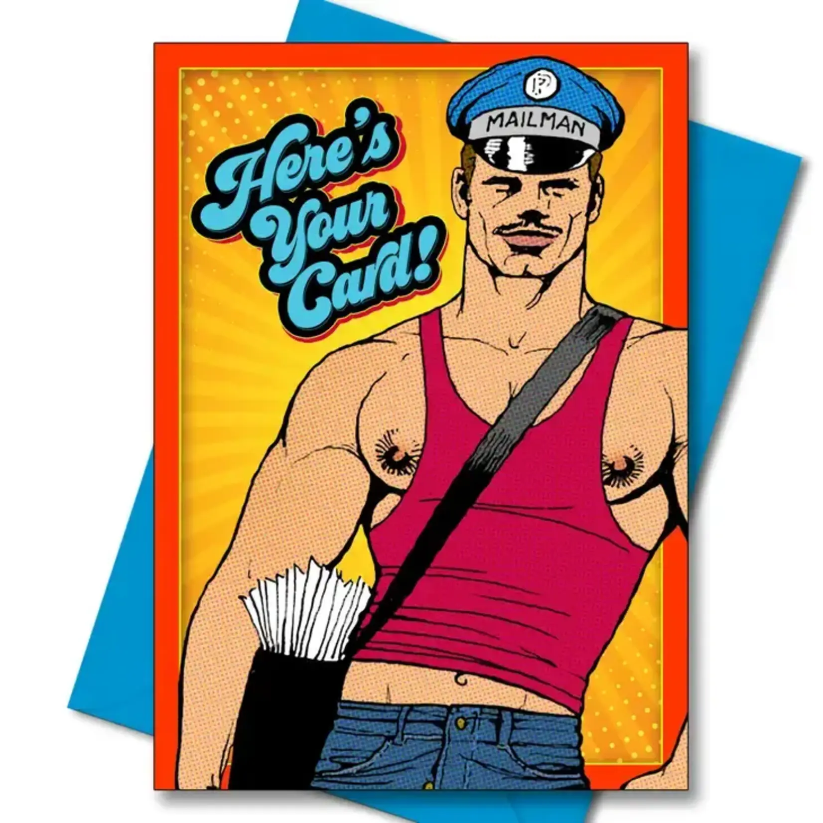 Tom of Finland Tom of Finland Postman Birthday Card