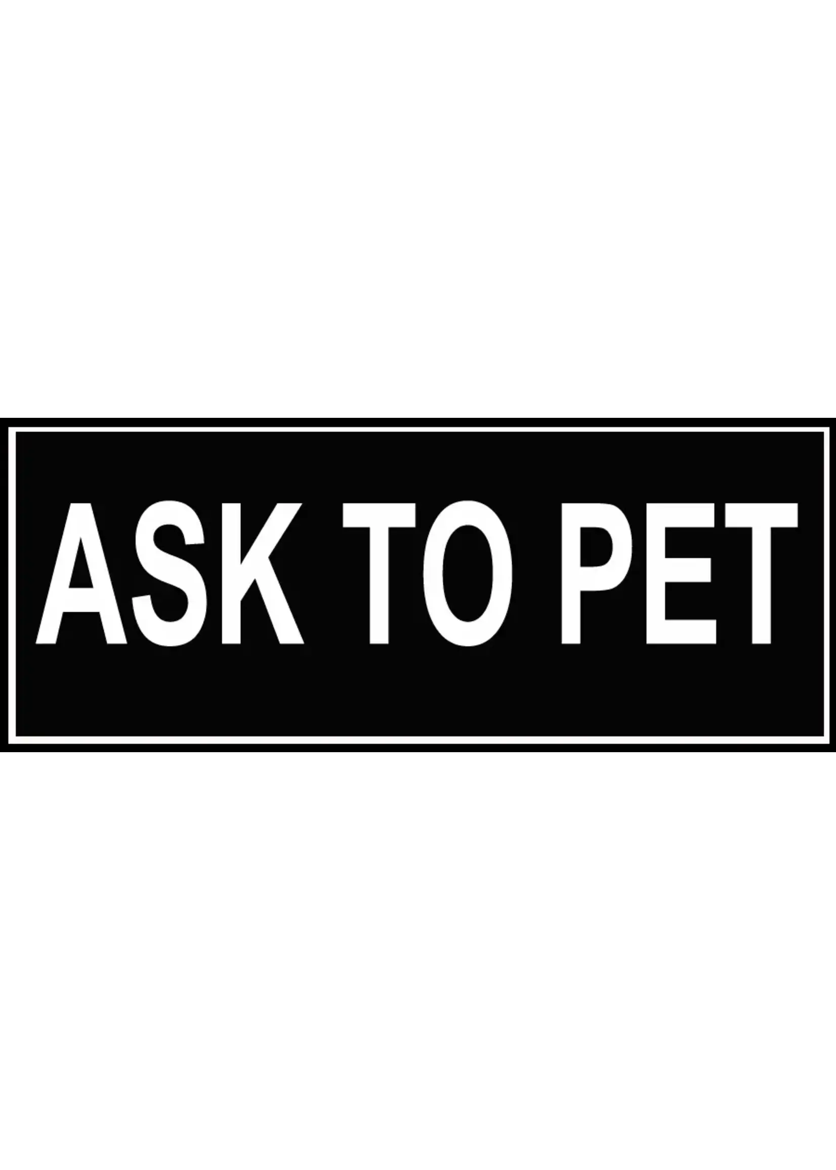 Nylon Patch - Ask To Pet