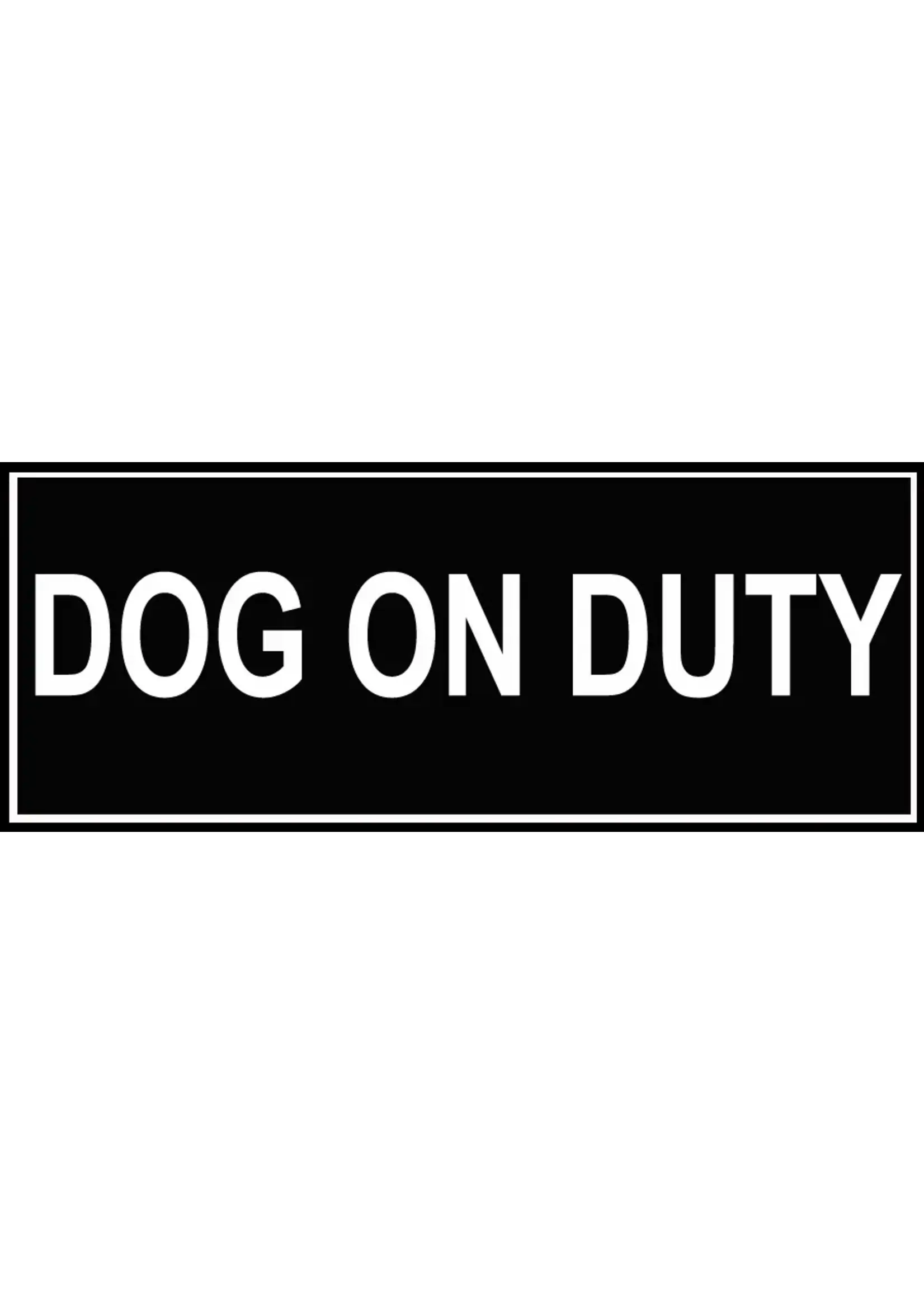 Nylon Patch - Dog on Duty