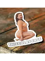 Sticker Bull Thiccolas Cage "Thick Nicolas Cage" Sticker