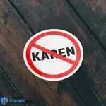 Sticker Bull Anti Karen Sticker