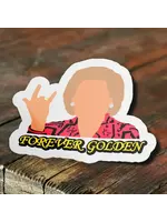 Betty White Sticker, "Forever Golden"
