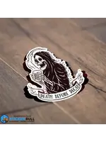 Death Before Decaf, Coffee Lover Sticker