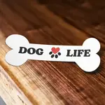 Sticker Bull Dog Life Cute Dog Bone Sticker