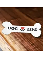Dog Life Cute Dog Bone Sticker