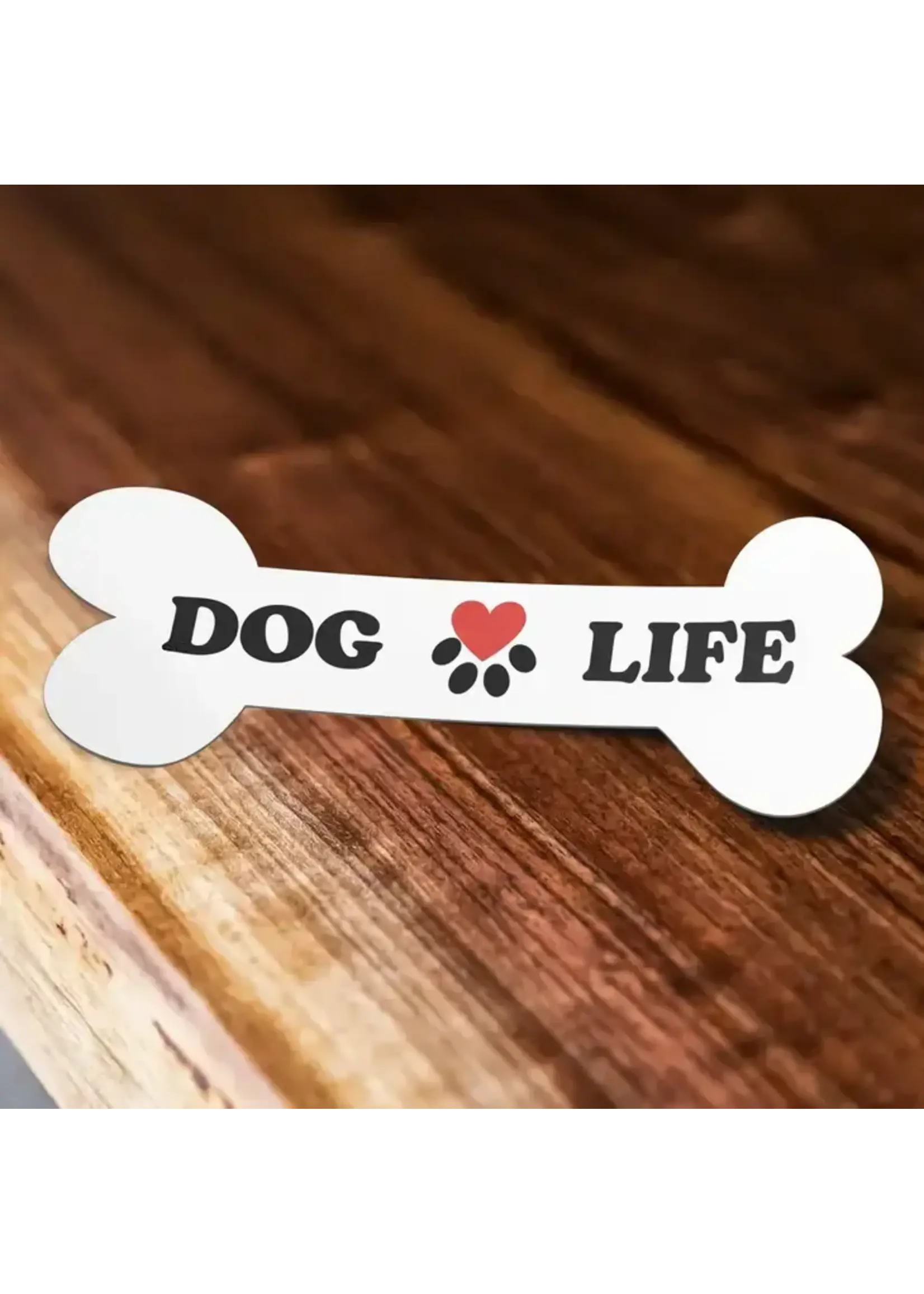 Dog Life Cute Dog Bone Sticker