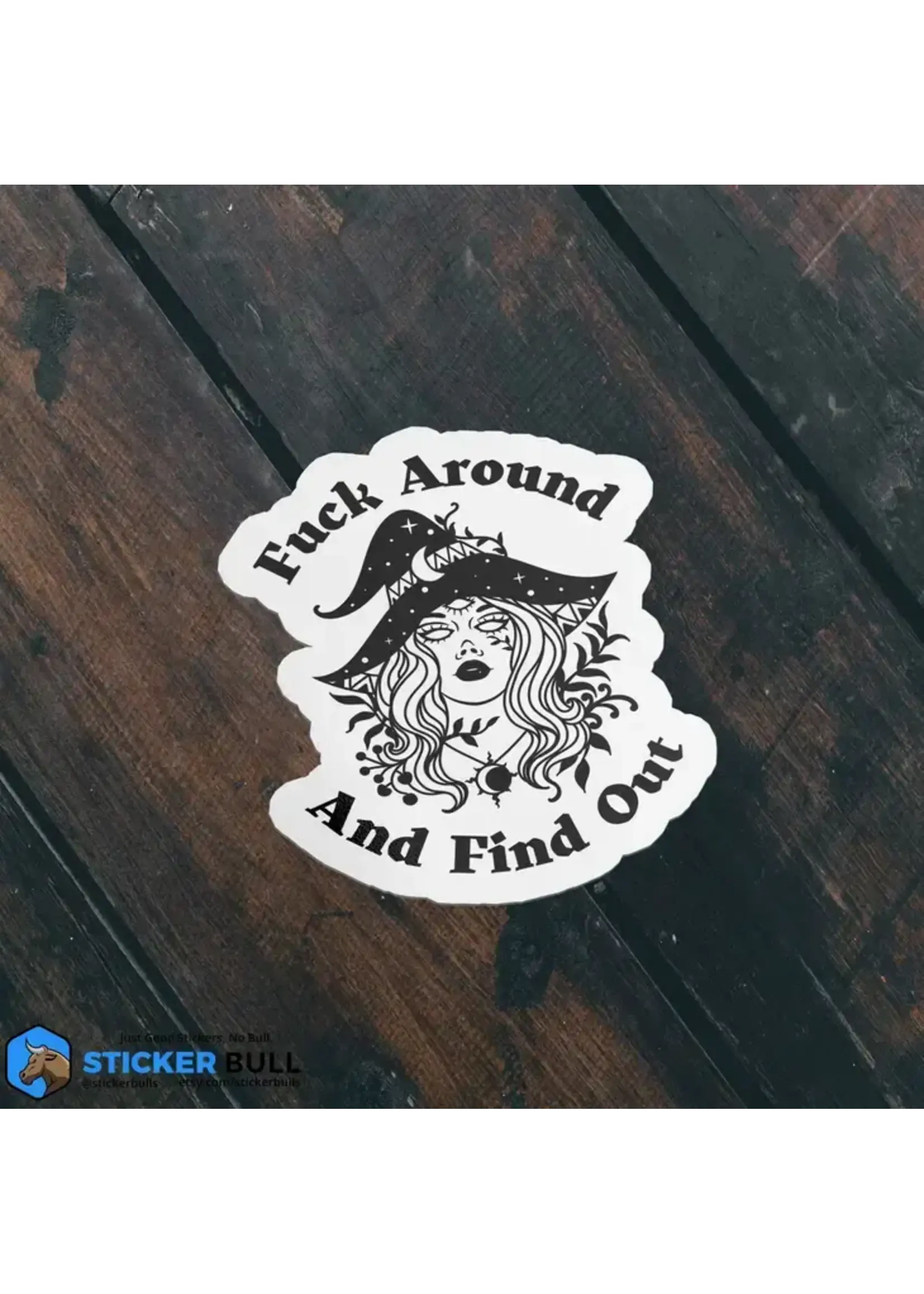 Fuck Around And Find Out Witch Sticker