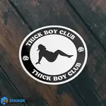 Sticker Bull Thick Boy Club Sticker