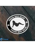 Thick Boy Club Sticker