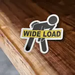Wide Load Twerking Sticker