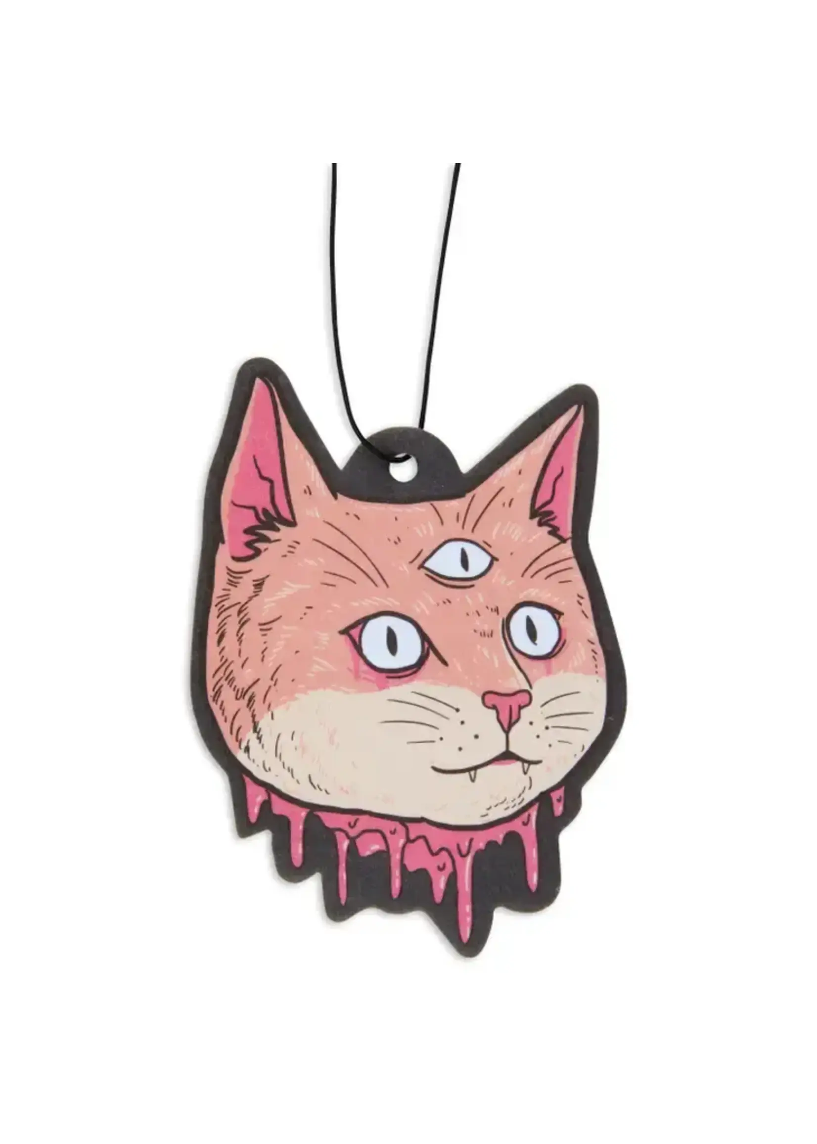 Fresh Fresheners 3 Eyed Zombie Cat Air Freshener