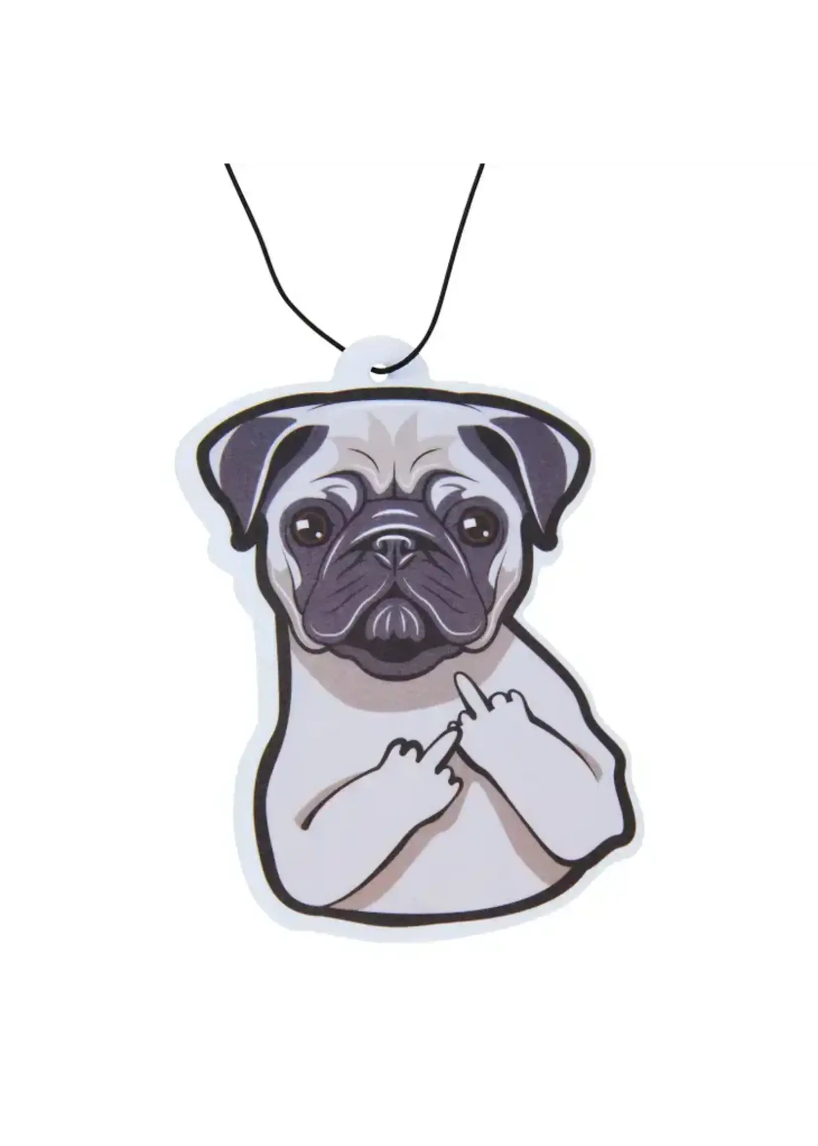 Fresh Fresheners Pug With An Attitude Air Freshener