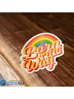 Born This Way LGBTQIA+ Pride Sticker