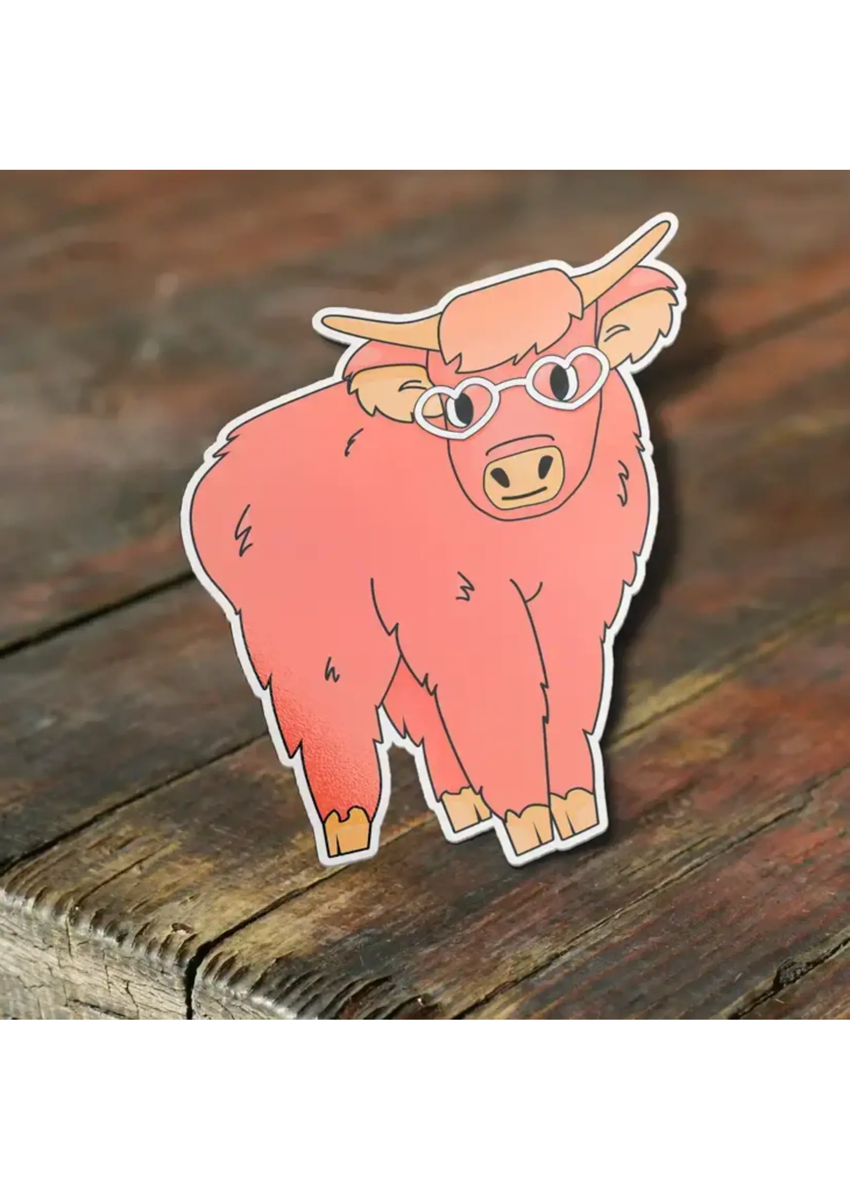 Cute Highland Cow Sticker