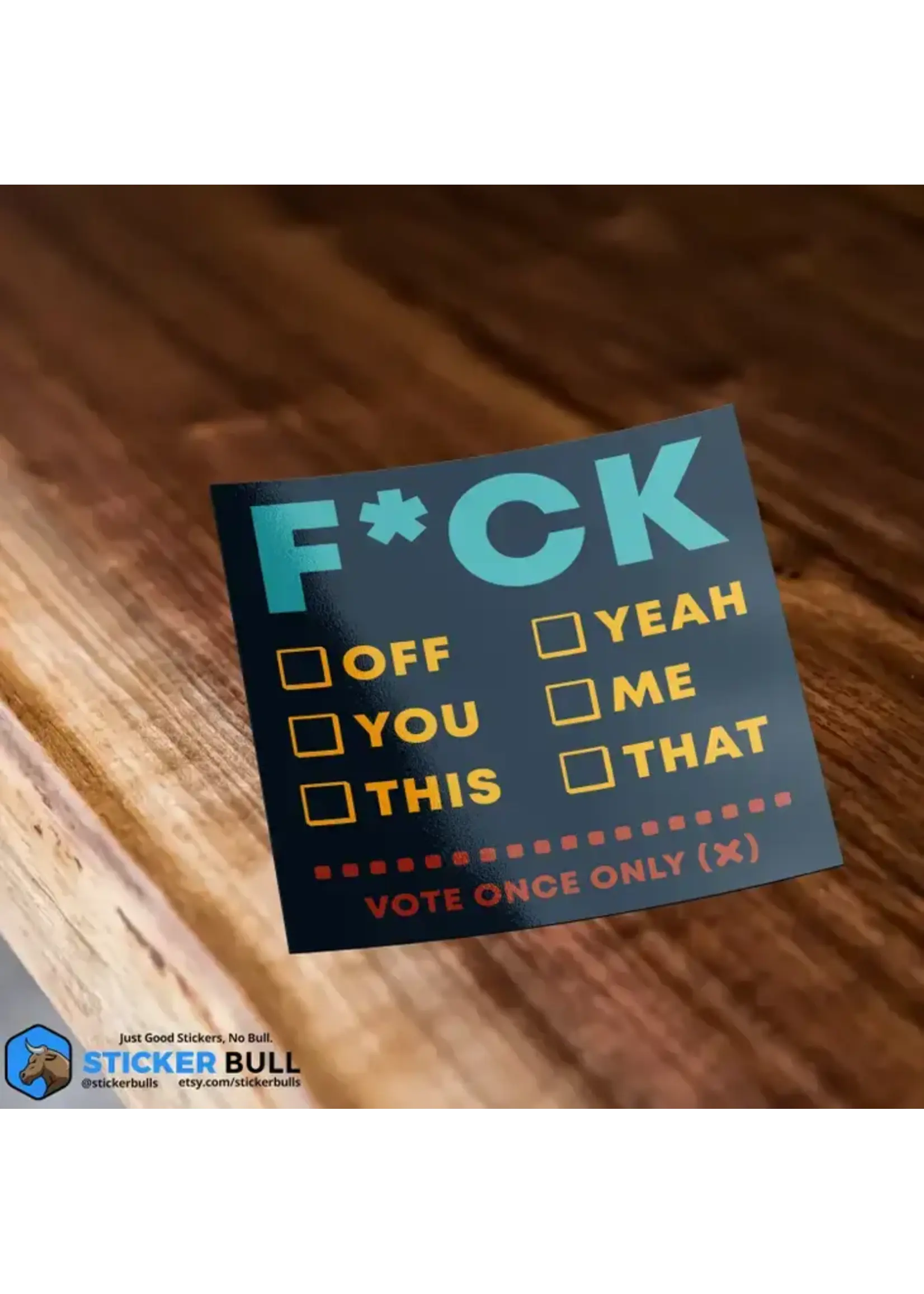F*ck Chart Sticker