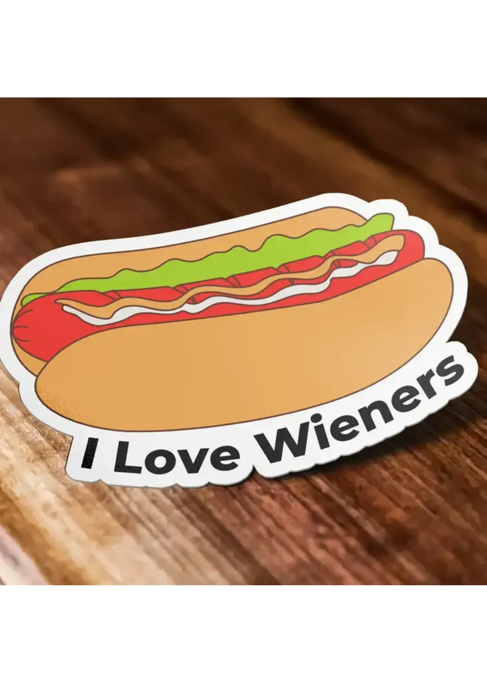 I Love Wieners Sticker