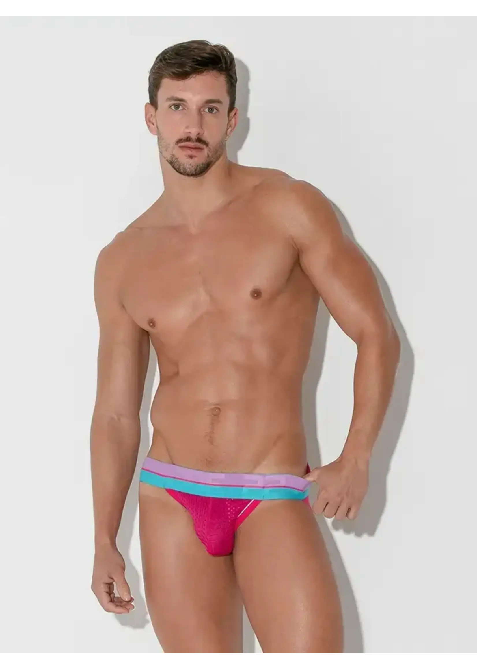Code 22 Bright Mesh Fuchsia Jockstrap | 2083-22