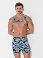 Code 22 Men's Camo Petroleum Printed Harness | 8014-16
