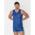 Code 22 Tank Vivid Blue T-Shirt | 9625-03